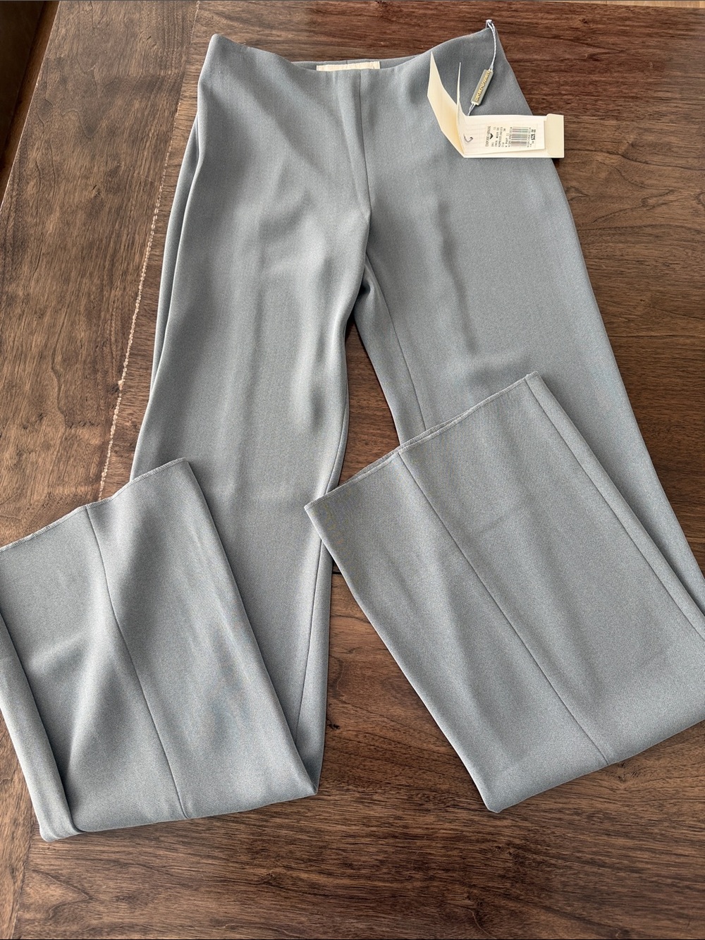 Emporio Armani Women's Light Gray Tailored Pants